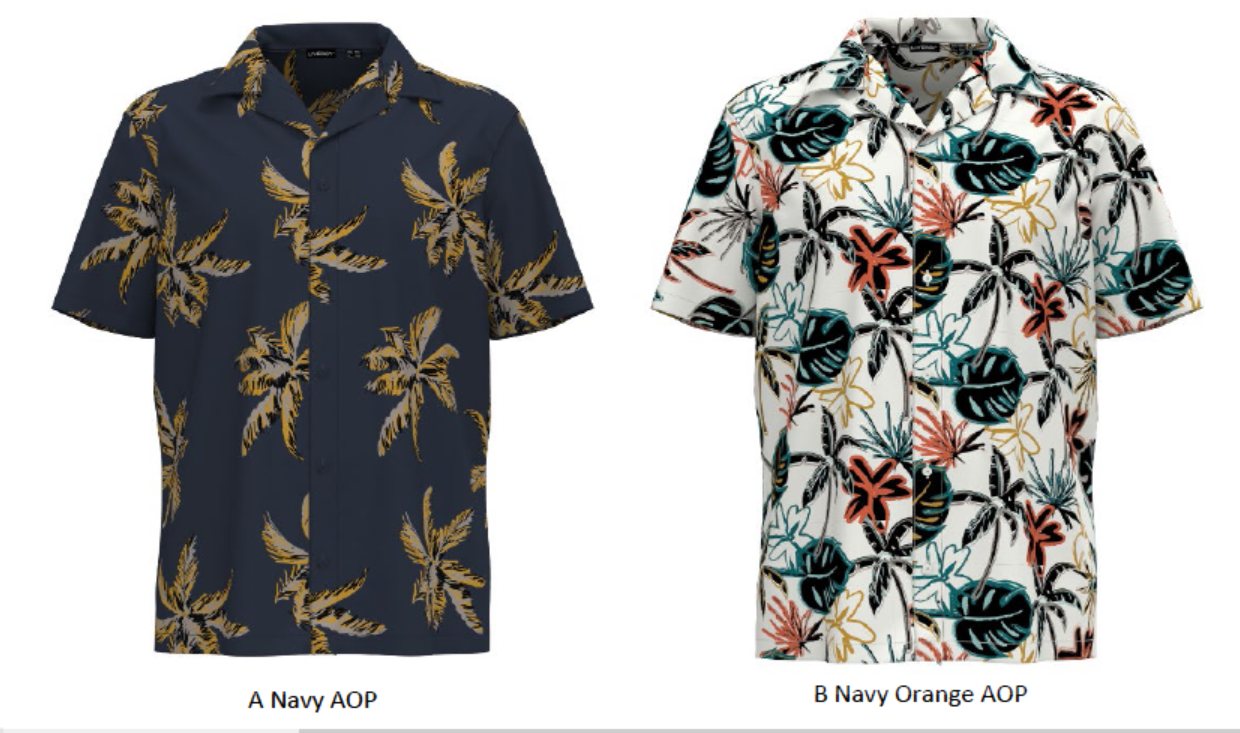 Kids all-over-print woven set, our production